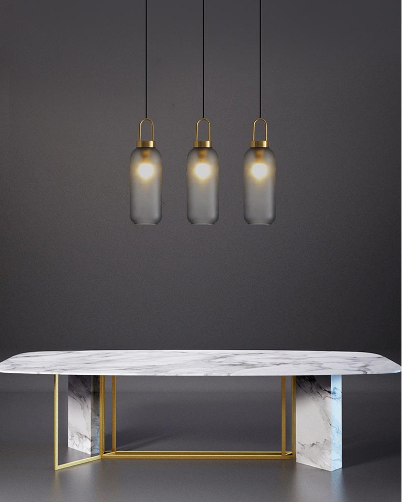 Đèn thả bàn ăn thủy tinh L02-1702 trang trí phòng ăn, bàn ăn, đầu giường phòng ngủ