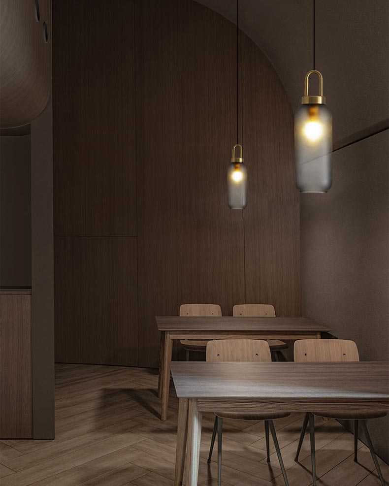 Đèn thả bàn ăn thủy tinh L02-1702 trang trí phòng ăn, bàn ăn, đầu giường phòng ngủ