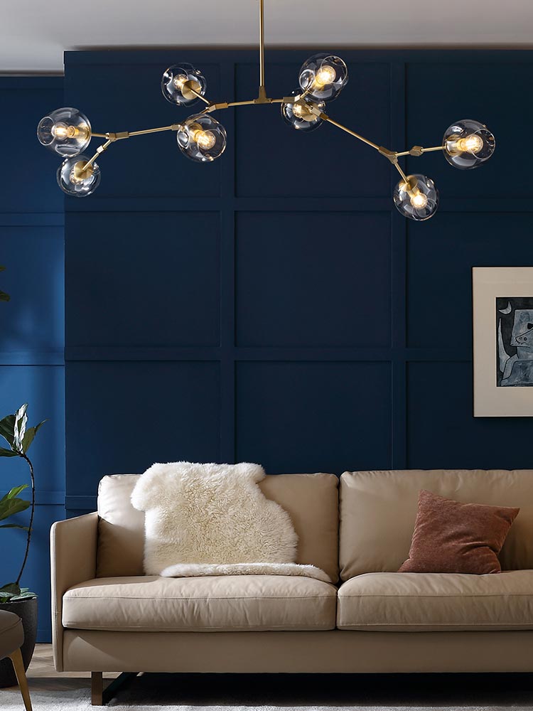 Đèn chùm trang trí Lindsey 8 bóng chao trong (LTCN191/8)