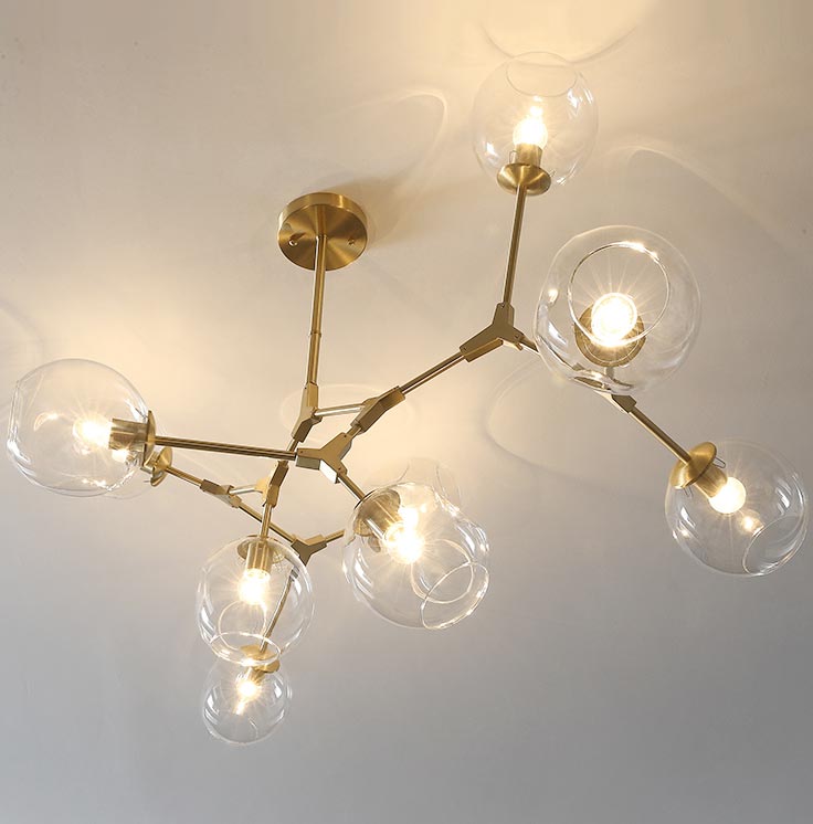 Đèn chùm trang trí Lindsey 8 bóng chao trong (LTCN191/8)