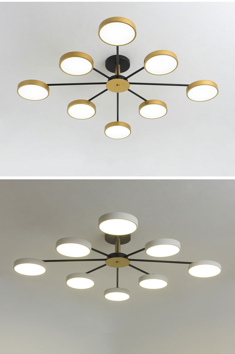 Đèn chùm phân tử hiện đại trang trí