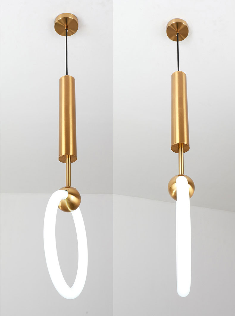 Đèn thả bàn ăn vòng tròn thủy tinh hiện đại L02-0810