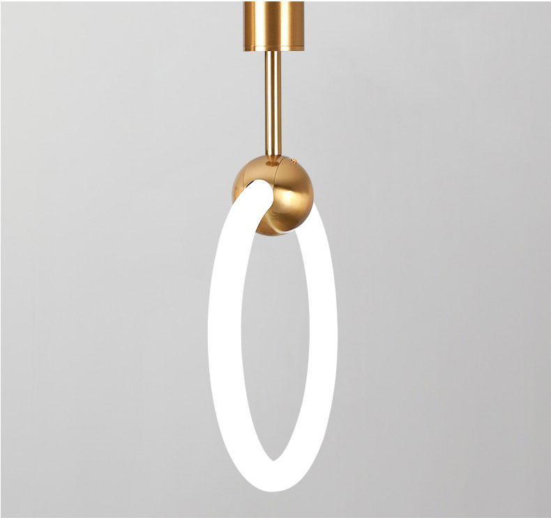 Đèn thả bàn ăn vòng tròn thủy tinh hiện đại L02-0810