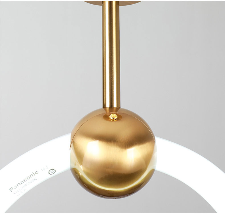 Đèn thả bàn ăn vòng tròn thủy tinh hiện đại L02-0810