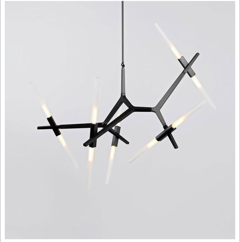 đèn thả trần bàn ăn thủy tinh hiện đại