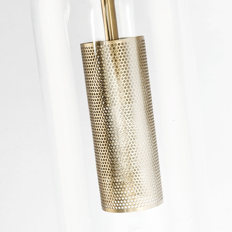 VIRGO V461 | Đèn treo tường thủy tinh xi vàng cao cấp