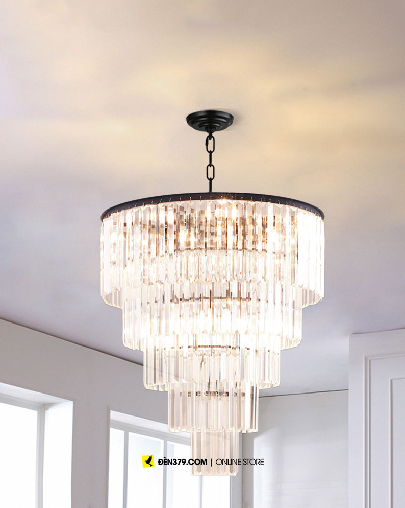 VIRGO V8092B | Đèn chùm trang trí pha lê cao cấp