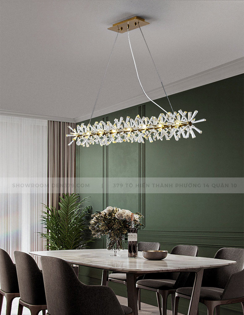 Đèn thả trang trí pha lê cao cấp DH134