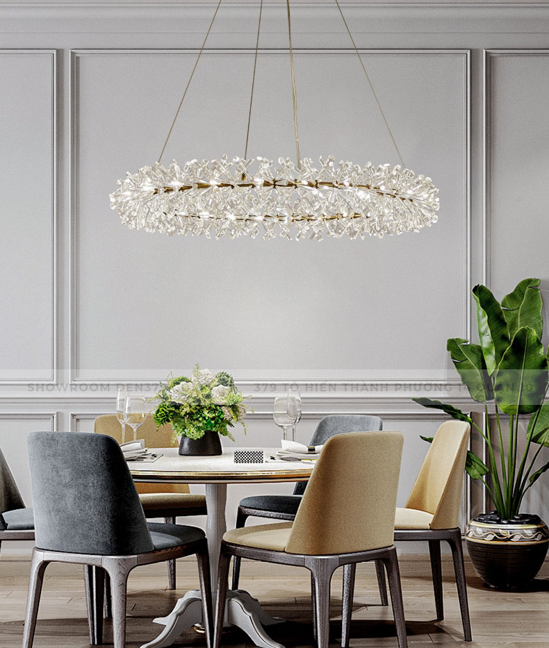 Đèn thả trang trí pha lê cao cấp DH134