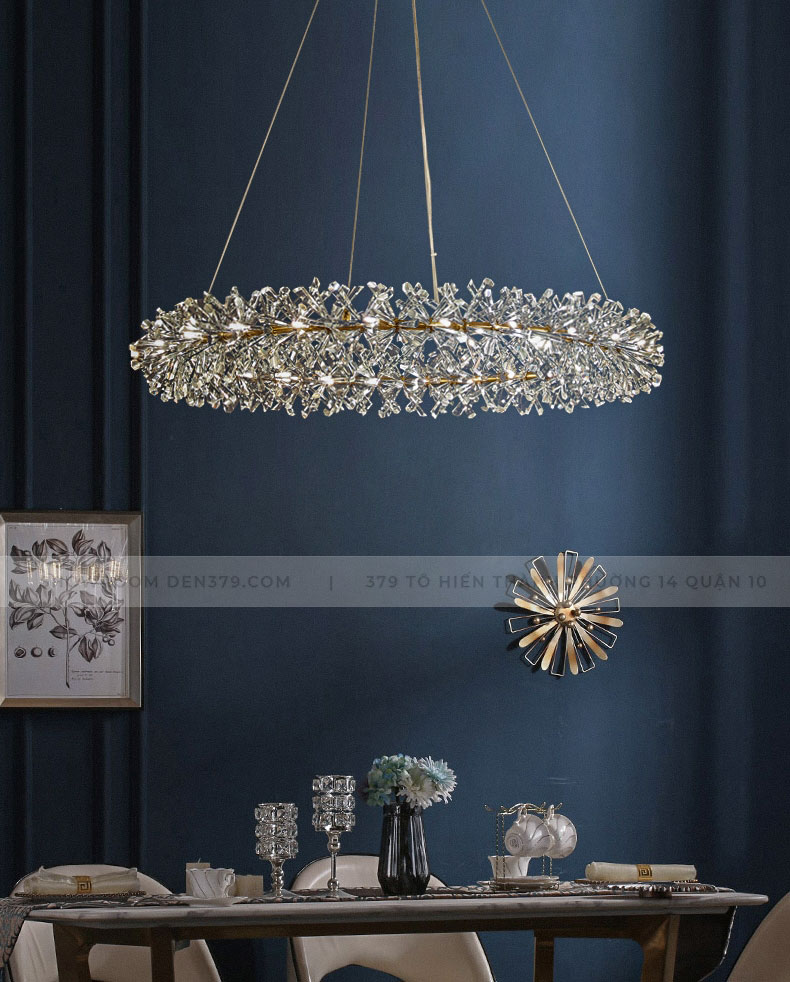 Đèn thả trang trí pha lê cao cấp DH134