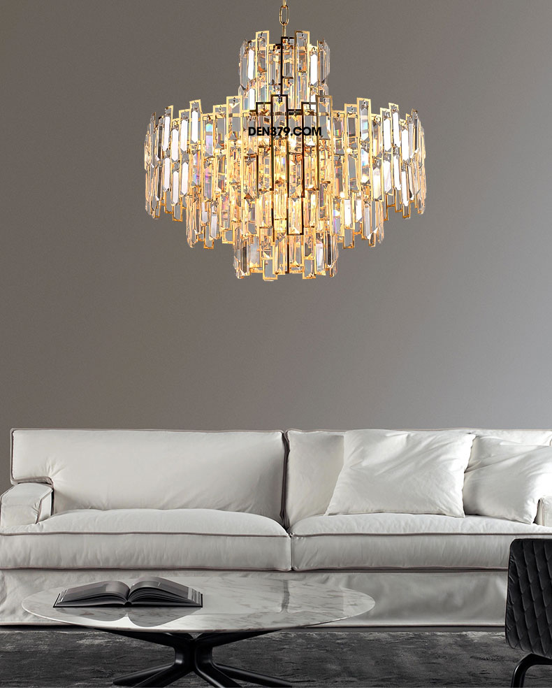 Đèn chùm trang trí pha lê hiện đại D3191
