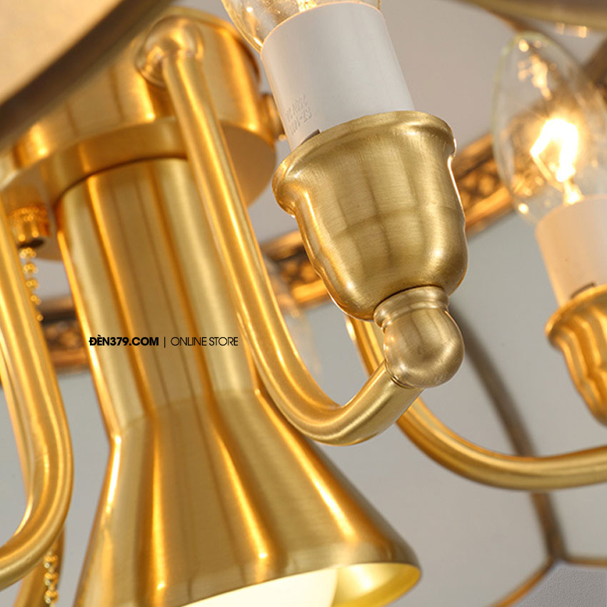 Đèn thả đồng trang trí D3102
