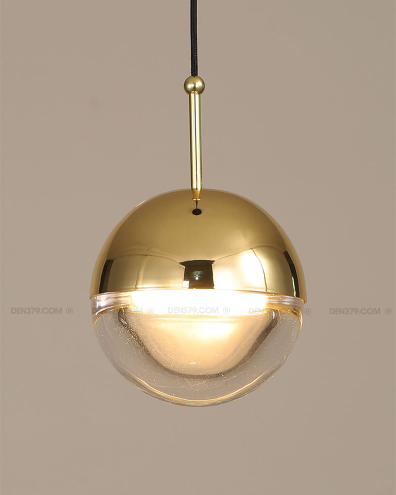 đèn thả pha lê thủy tinh trong suốt cao cấp trang trí