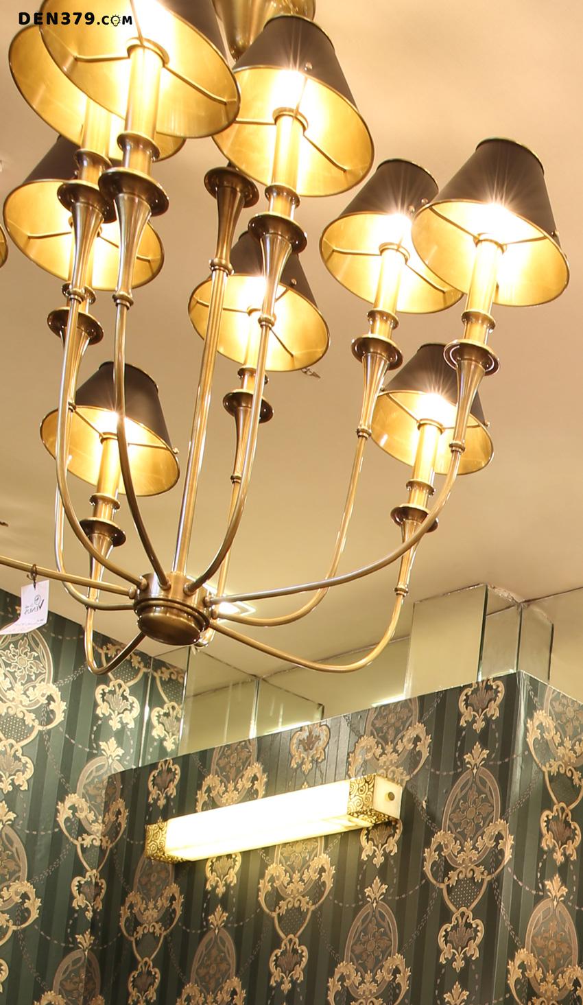 Đèn chùm đồng cổ điển cao cấp