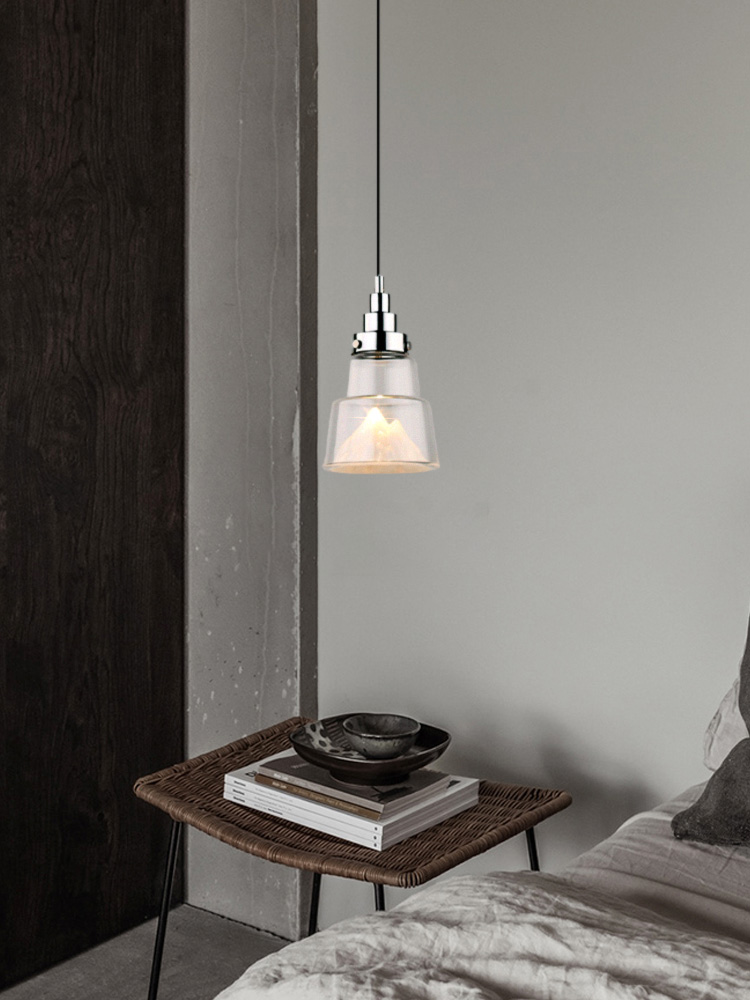 Đèn thả trang trí thủy tinh Ngọn núi tuyết VR1092