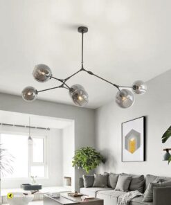 Đèn chùm chao thủy tinh 6 bóng VIRGO 8085/6B