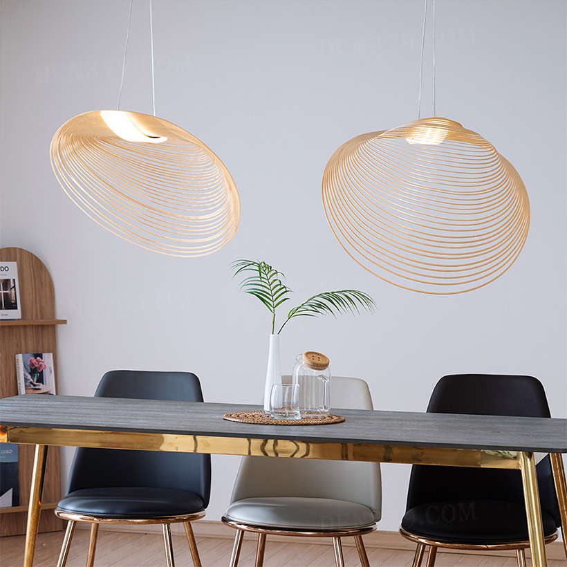 Đèn thả gỗ trang trí hiện đại 8164