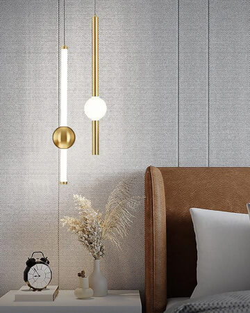 Đèn thả ống phát sáng phong cách hiện đại 64384