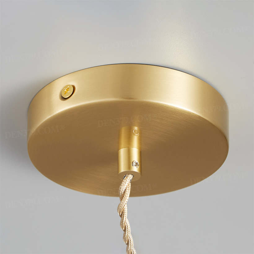 Đèn thả trần bằng thuỷ tinh nâu kiểu hiện đại 66359