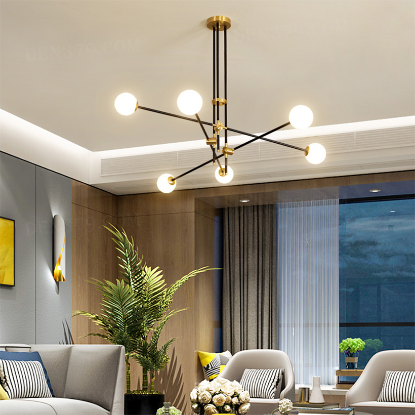 Đèn thả 6 bóng xoay tự do 83400