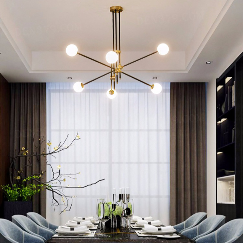 Đèn thả 6 bóng xoay tự do 83400