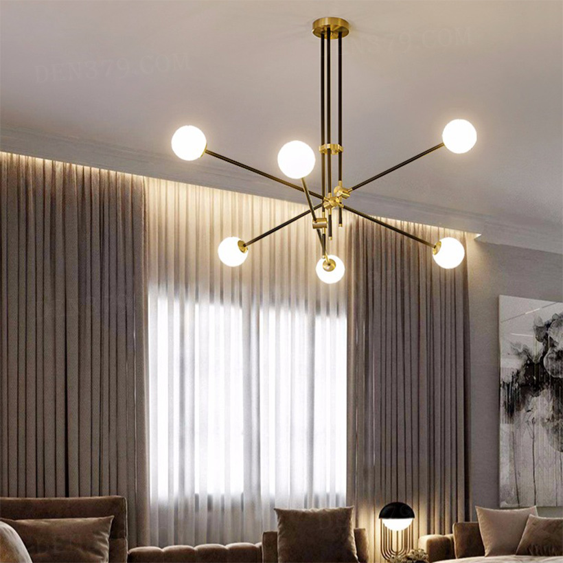 Đèn thả 6 bóng xoay tự do 83400