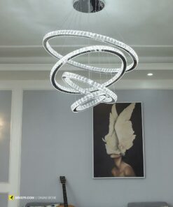Đèn chùm pha lê 5 vòng cao cấp VIRGO V24396