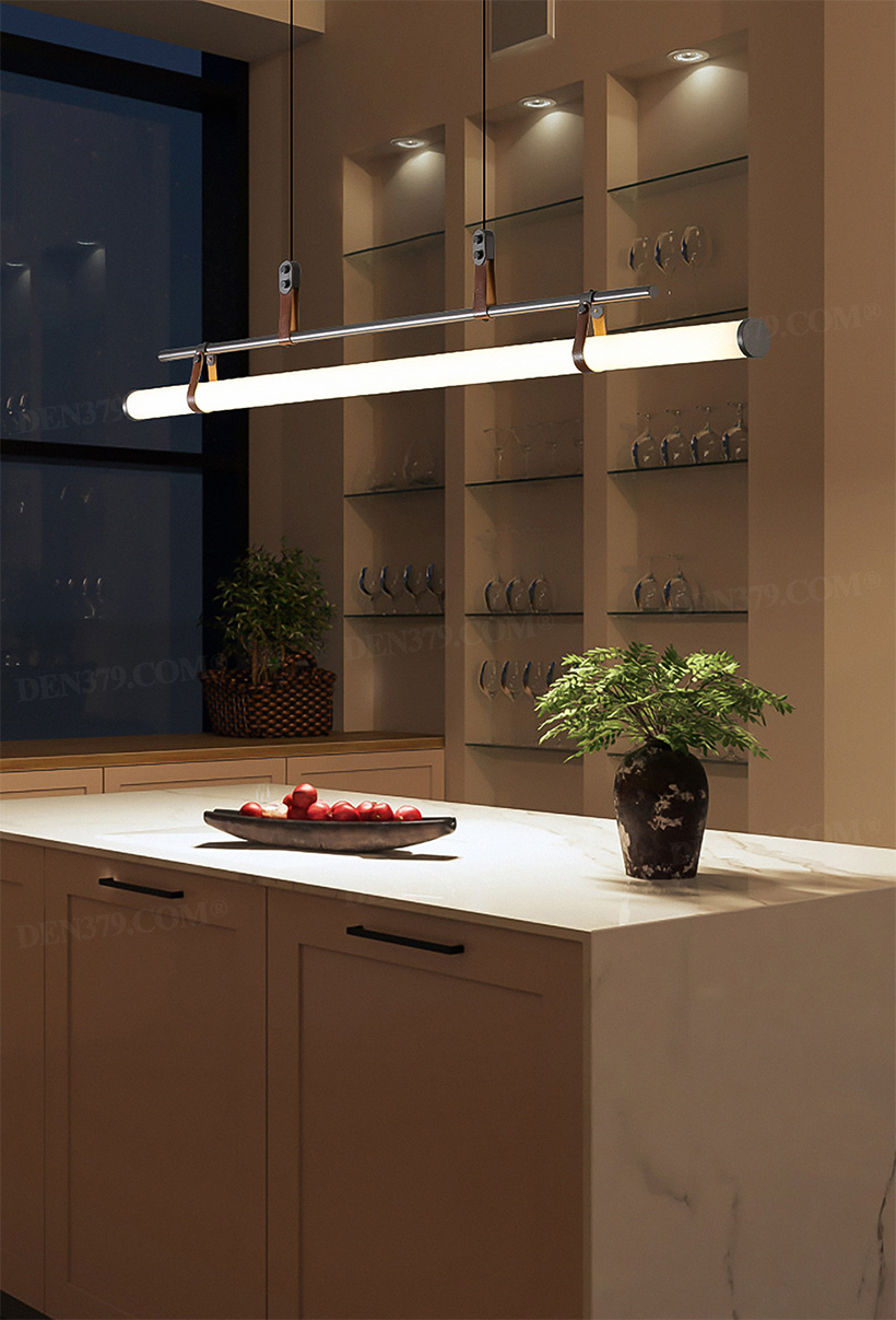 Đèn thả thanh ngang trang trí bàn ăn, phòng khách hiện đại 64488