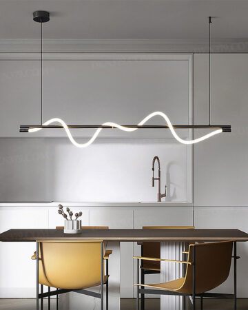 Đèn thả dây LED phát sáng phong cách tối giản 64628