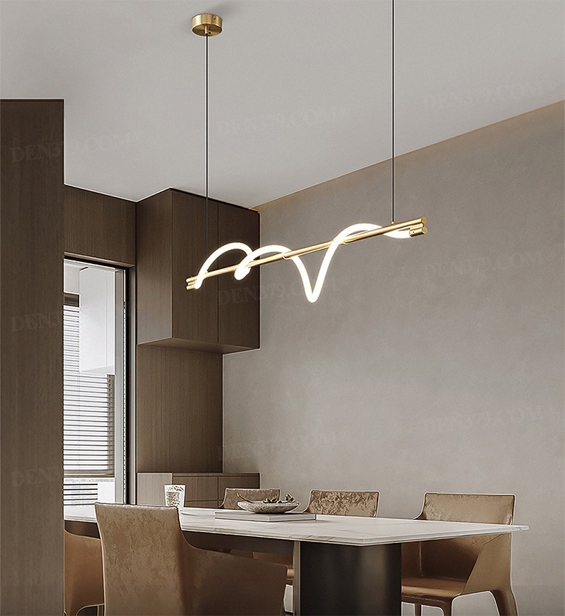 Đèn thả dây LED phát sáng phong cách tối giản 64628