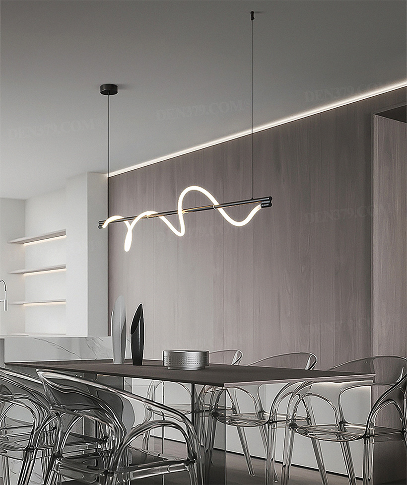 Đèn thả dây LED phát sáng phong cách tối giản 64628