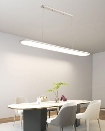 Đèn thả LED thanh ngang siêu mỏng phong cách hiện đại 64611