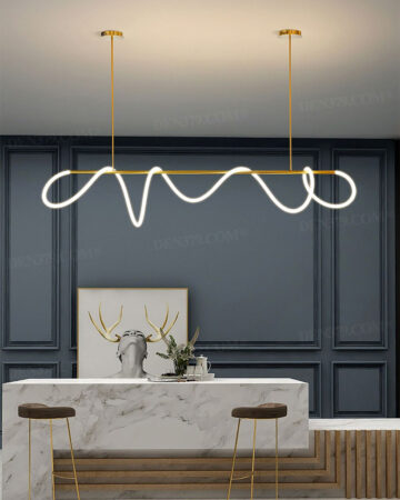 Đèn thả dây LED phát sáng phong cách tối giản 64624