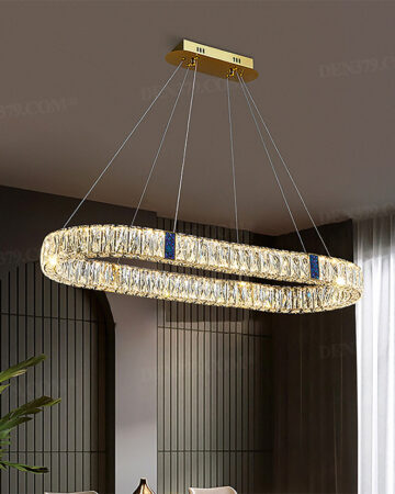 Đèn thả pha lê cao cấp pha lê K9 lấp lánh 64620