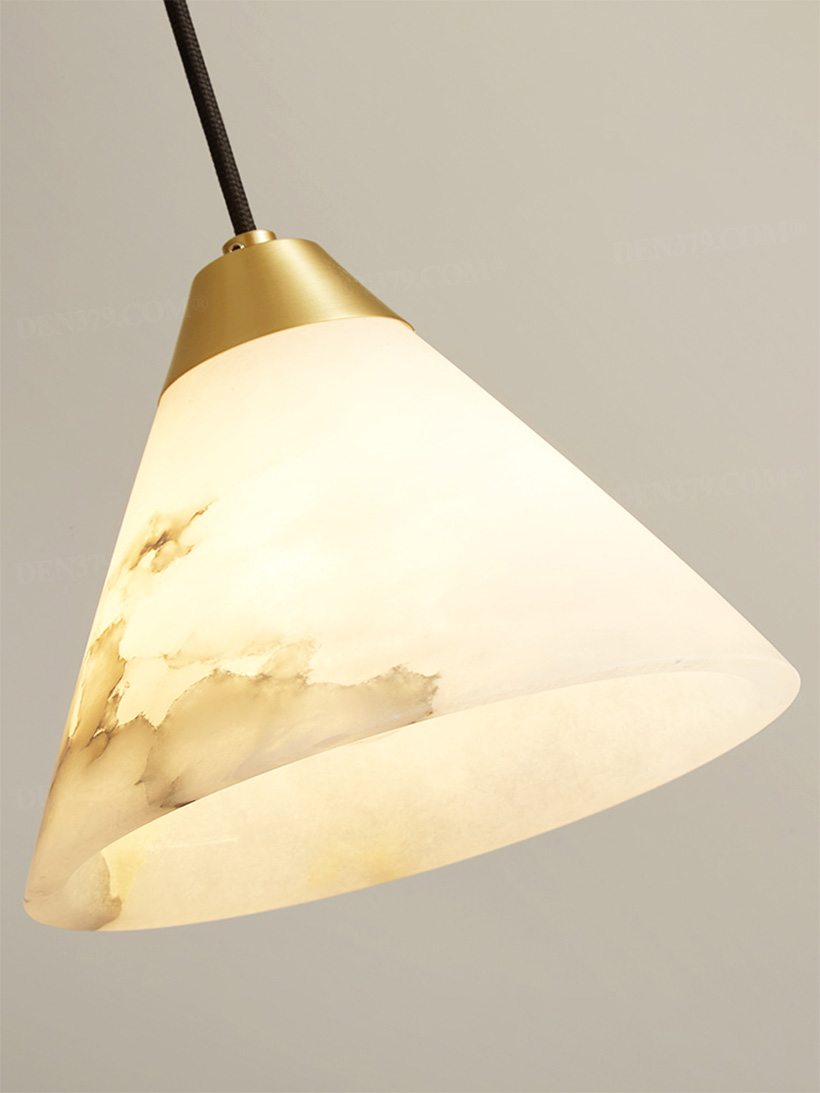 Đèn thả trần chao cẩm thạch phong cách hiện đại 66657