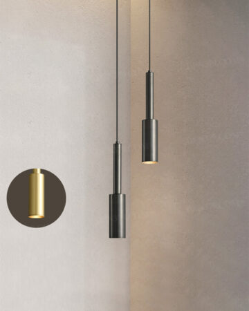 Đèn thả đầu giường, góc sofa kiểu ống đồng sang trọng 66447