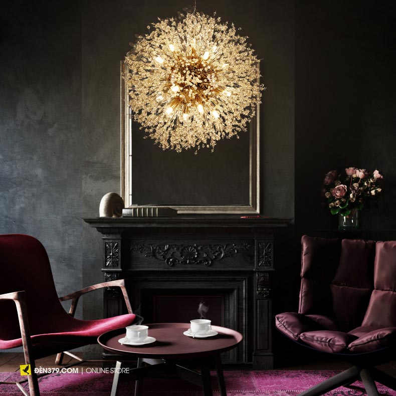 VIRGO V355/600 | Đèn thả pha lê Bồ công anh