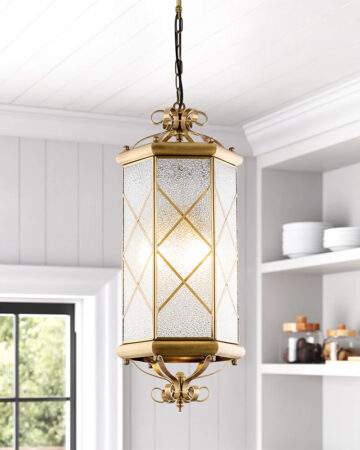 Đèn thả đồng cao cấp 76717