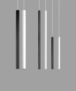 Đèn thả ống bơ kim loại KCA163: bàn ăn, đầu giường ngủ, quán cafe