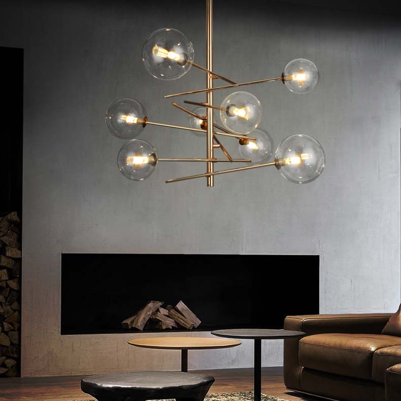 Đèn thả trang trí bàn ăn 6 bóng THCN61A