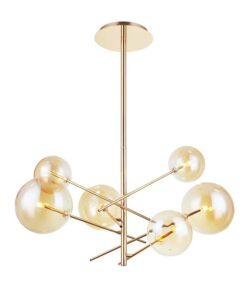 Đèn thả trang trí bàn ăn 6 bóng THCN61A