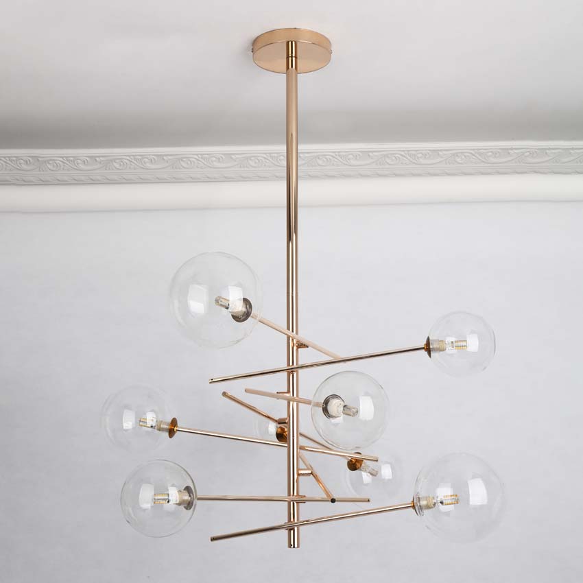 Đèn thả trang trí bàn ăn 6 bóng THCN61A