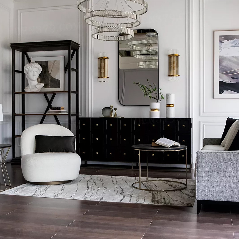 Đèn thả 3 vòng tròn pha lê cao cấp 82495