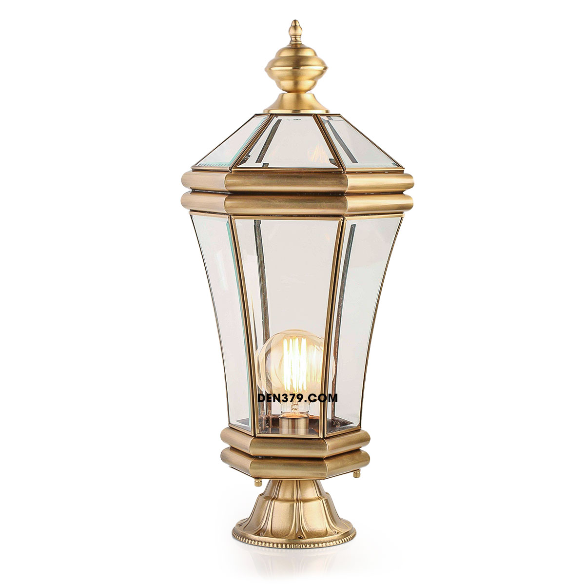 Đèn trụ đồng trang trí cột, cổng ngoài trời Q331