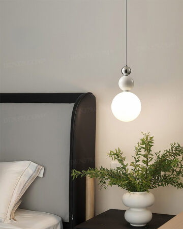 Đèn thả quả cầu thủy tinh phong cách Bauhaus thanh lịch 64907