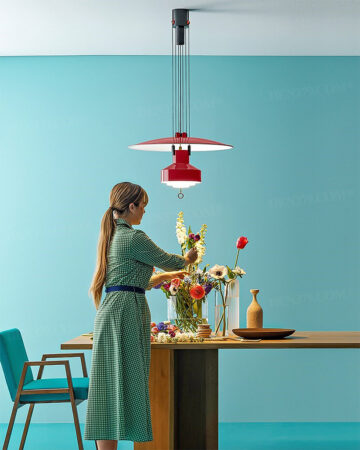 Đèn thả trần Minimalist điều chỉnh tiện lợi kiểu Ý 64993