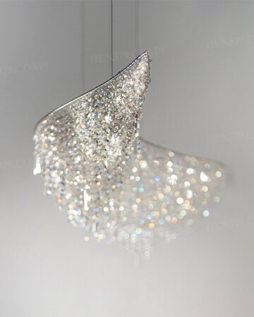 Đèn thả pha lê cao cấp trang trí phòng khách, bàn ăn 65016