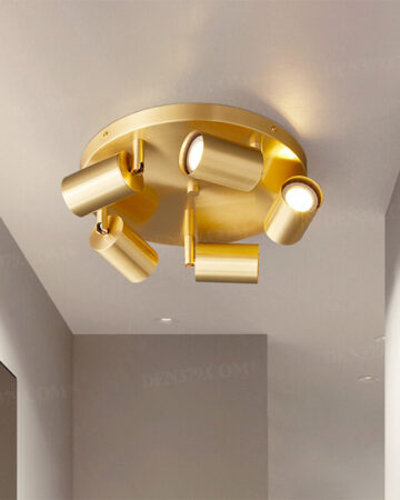 Đèn ốp trần ống rọi phong cách tối giản 67045