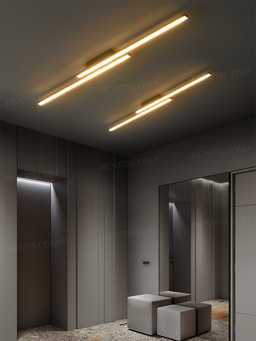 Đèn ốp trần LED thanh phong cách tối giản 67112