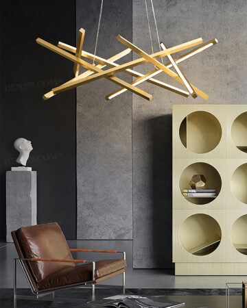 Đèn chùm trang trí phong cách tối giản 65185